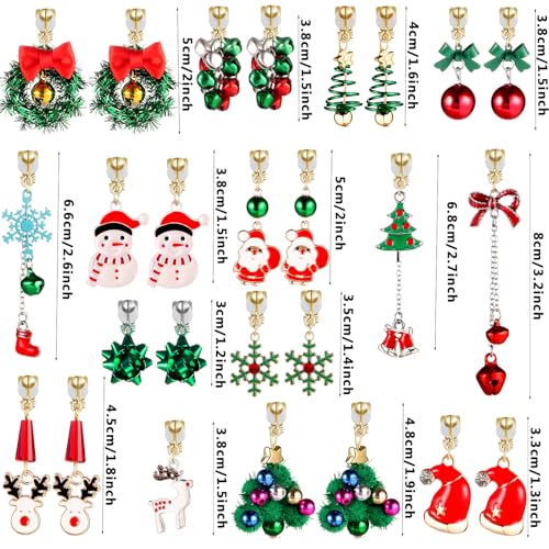 15 Pairs Gold Clip on Earrings for Women Fashion,Lightweight Fake Earrings Set - style: Style E
