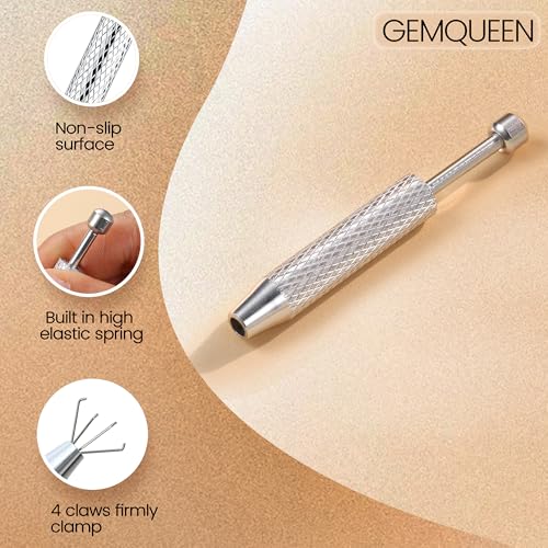 Piercing Ball Grabber Tool, 14-20G Taper for Changing Jewelry | Surgical Steel Flat Back Earrings Threader Tool Insertion Pin, Body Piercing Kit for Ear Rook Conch Nose Lip Jewelry Removal - style: Ball Grabber Tool