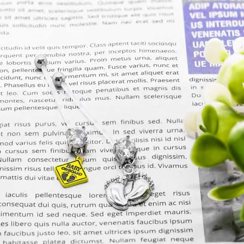 14G Flexible Clear Acrylic Pregnancy Belly Button Ring Flower,letter Dangle Pregnancy Maternity Belly Rings - color: white