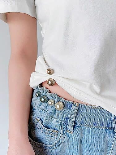 9 Pcs Pearl Brooch Pins, Jeans Button Pins,Safety Pins for Clothes Sweater Shawl Clips Pearl Brooches,Wedding Party for Women Girls - color: Bule