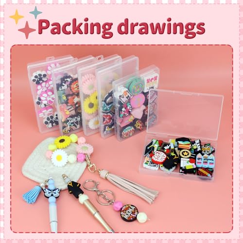 14pcs Butterfly Silicone Focal Beads for pens | Focal Beads for Keychain Making,Pens,Bracelet,Necklace Crafts,Bulk Silicone Beads for DIY(Butterfly ) - color: butterfly