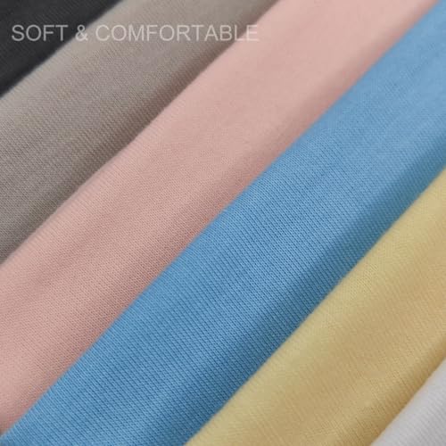 YONUF Fashion Headbands For Women Wide Headband Yoga Workout Head Bands Hair Accessories Band 6 Pack - color: Solid2