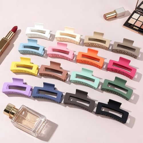laxizar 16 Pcs Hair Clips for Women 3.5 Inch Claw Clips Hair Accessories