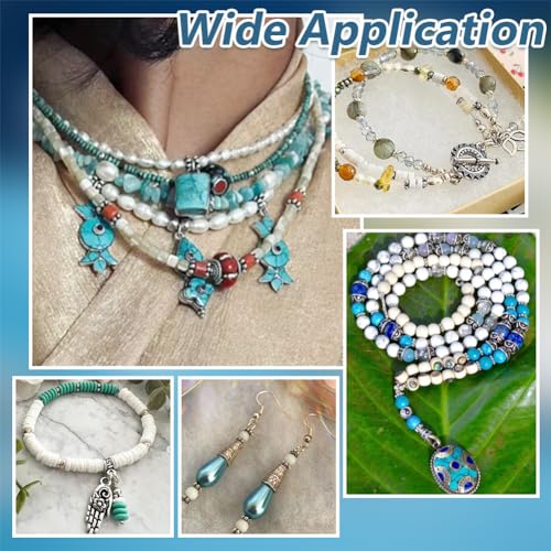 PH PandaHall 300PCS 6 Styles Metal Spacer Bead, Silver Alloy Daisy Beads Bicone Flower Beads Flat Rondelle Snowflake Loose Beads Charms for Bracelet Necklace Earring Jewelry Making Supplies - color: Silver