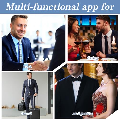 5 Pack Silver Tie Clips for Men, Men's Tie Clips Classic Ties Clip Silver with Adjustable Clasp Necktie Ties Bars Men TieAccessories for Professional Office Formal Events Wedding