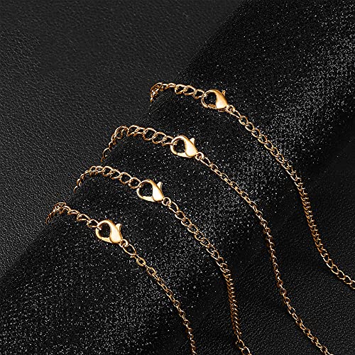 600 Pieces Lobster Clasps and Open Jump Rings Set Lobster Claw Clasps and Closures for Jewelry Making and Bracelets Bracelet Hooks Jewelry Clips(Gold) - color: Gold
