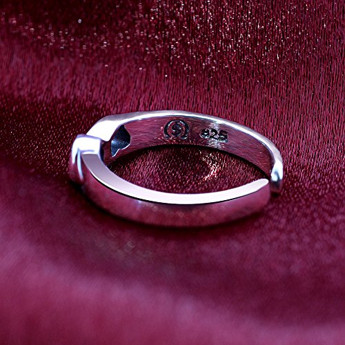 Gem Avenue 925 Sterling Silver Toe Rings Collections – Beach, Celtic, Heart, Dolphin, Flower & More Designs for Women – Elegant Adjustable Summer Jewelry - style: Style 11