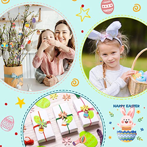 SANNIX 110Pcs Easter Charms, Easter Charms for Jewelry Making, Assorted Egg Chick Bunny Rabbit Bulk Gold Enamel Charm Spring Pendants for Crafts Bracelet Necklace Earrings - style: Easter Charms