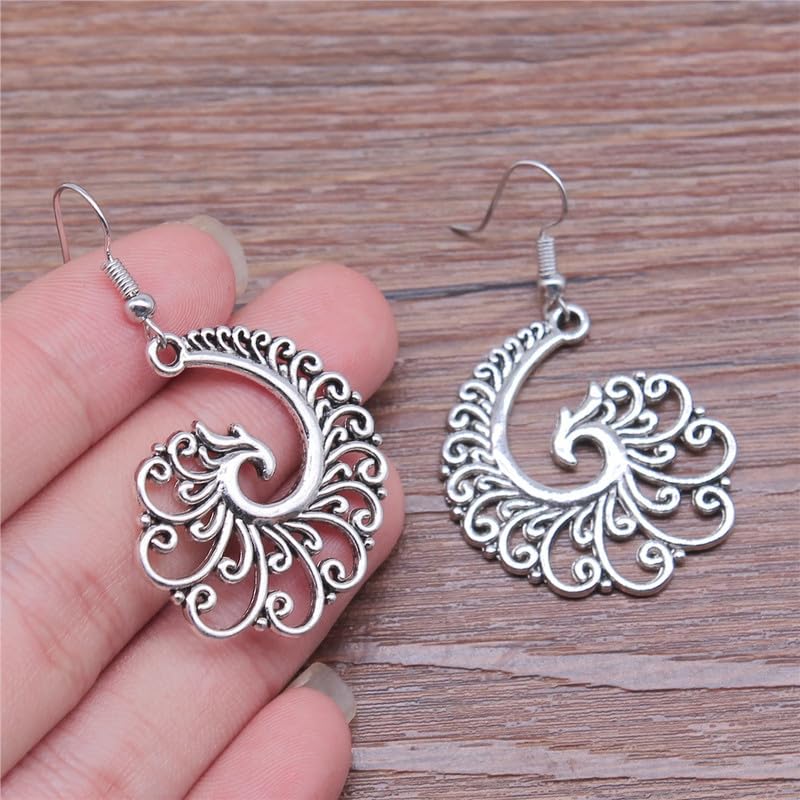 Retro Exaggerated Drop Earrings Personality Vintage Carved Dangle Earrings Daily Accessories Party Valentine's Day Jewelry Gifts for Women - style: Retro Style 15