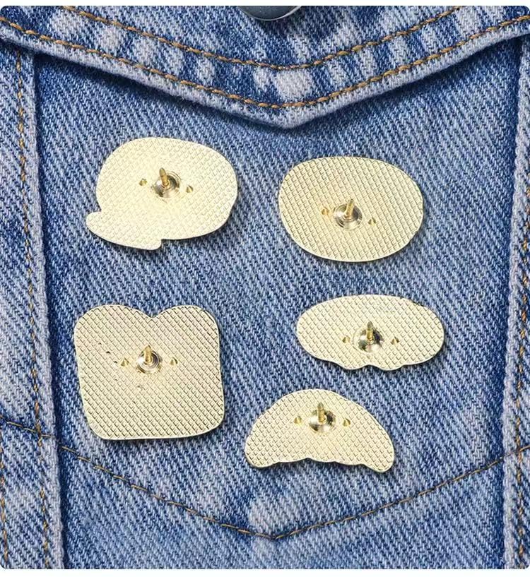 Cute Fastfood Enamel Lapel Pin Set, Cartoon Brooch Badge Pins for Backpacks Clothes Bags DIY Party Decoration for Women Kids Gifts