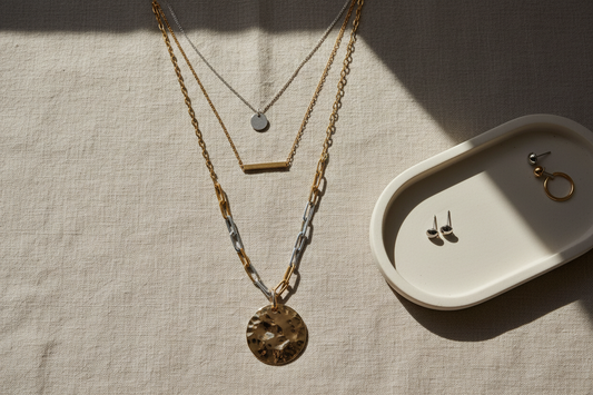 The Secret to Layering Delicate Necklaces Without the Tangles
