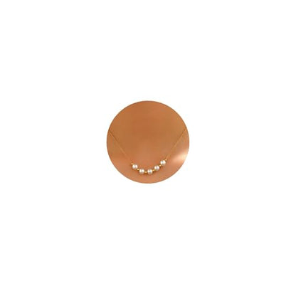 Dainty Gold Waterproof Choker Necklaces for Women Daily Wearing - color: Pearl Bead-GD