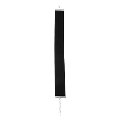 Velvet Choker Statement Jewelry Gothic Adjustable Elegant Classic Vintage Black Ribbon(1cm)