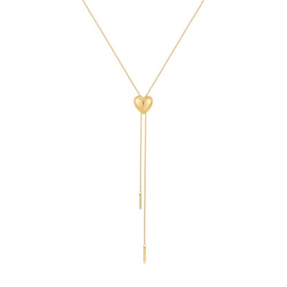 Gold Silver Necklace for Women Y Chain Adjustable Gold Long Necklaces Fashion Dainty Jewelry - color: gold D