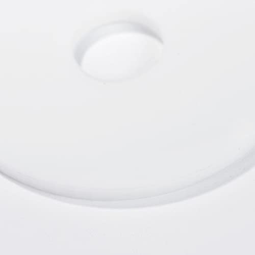 Acrylic Transparent Hollow Double Circle Round Dangle Earrings Geometric Statement Drop Earrings for Women Summer Holiday Cool Party Jewelry - color: white