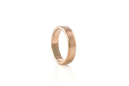 Versatile 14k Rose Gold Band - Customizable Fashion, Wedding & Stackable Rings for Women - Personalized Anniversary & Relationship Rings for Him and Her