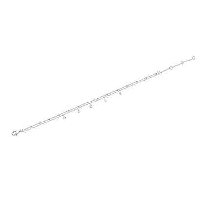 PAVOI 14K Gold Plated Beaded Bracelet for Women | Stackable Gold Bead Bracelet | Adjustable Dainty Gold Jewelry - style: Double