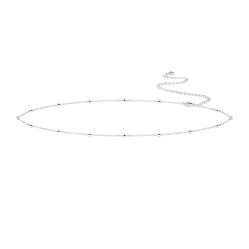 Waist Chain for Women 14K Gold/Silver Plated Body Chain Beads Link Belly Chains Belly Belt Waist Beads Chains Adjustable Sexy Bikini Body Jewelry Daily Belts Gifts for Women - style: Waist Beads-SL