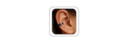 Gothic Stainless Steel Ear Cuffs Non Piercing Cartilage Clip On | Punk Emo Y2k Alt Goth Style,Men Women,Silver Fake Earring,Hypoallergenic Adjustable,Jewelry Gift,Edgy design - color: L1-Minimalist Design Black 1