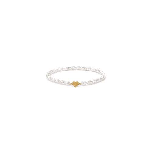 Pearl Bracelets for Women Dainty Baroque Pearl Bracelet White Bridesmaid Bridal Bracelet Wedding Jewelry Gifts for Mother Daughter Matching Outfits - color: A3:pearl bracelet