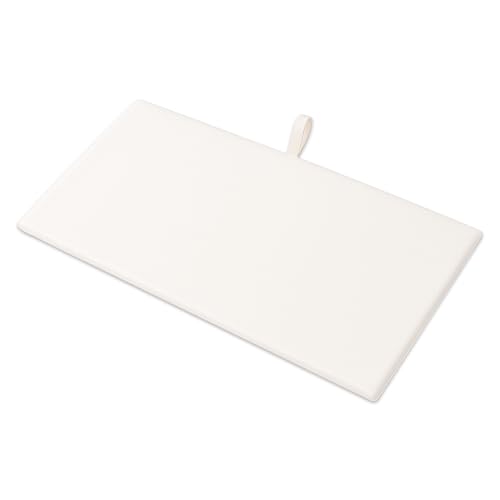 TheDisplayGuys For Your Modern Living 2-Pack Flat Foam Cushion Jewelry Display Pad Inserts - Velvet - Tray/Case Liners - Necklaces, Bracelets, Watches (White) by The Display Guys - color: White, size: Flat Pad