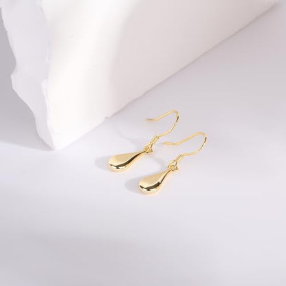 ToHeart Gold Dangle Earrings for Women Small Gold Hoop Earrings