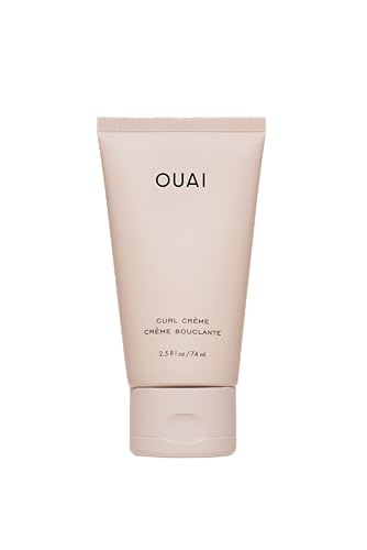 OUAI Travel Size Curl Cream - Curl Defining Cream with Chia & Linseed Oil - Enhances Definition, Hydration & Shine - Tames Frizz & Protects from Humidity - Curly Hair Products for Women (2.5 oz) - size: 2.5 Ounce (Pack of 1)