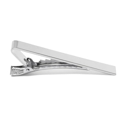 tiemart Tie Bar - style: Silver Skinny