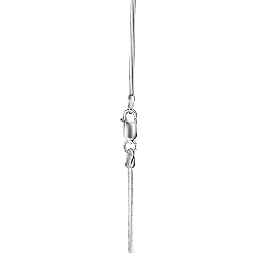 PORI JEWELERS 925 Sterling Silver 1.5MM Magic 8 Sided Italian Snake Chain - Women - Made In Italy - color: Silver, size: 16
