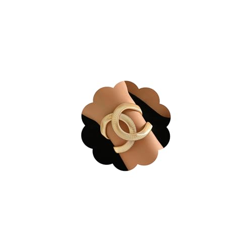 CJIAYUJEW Chunky Gold Cuff Bracelets for Women Exaggerated Geometric Leaf Open Wide Bracelets Trendy Retro Adjustable Party Jewelry Accessaries - color: spring hollow