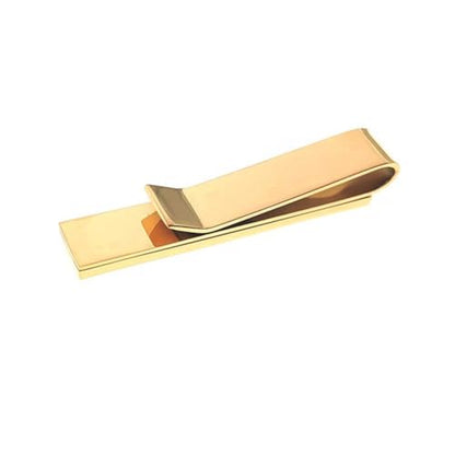 Stainless Steel Tie Clip Blank Tie Bar Clip Simple Necktie Clip Pin with Rectangle Bezel Tray for Anniversary Wedding Business Meeting, 1 Piece