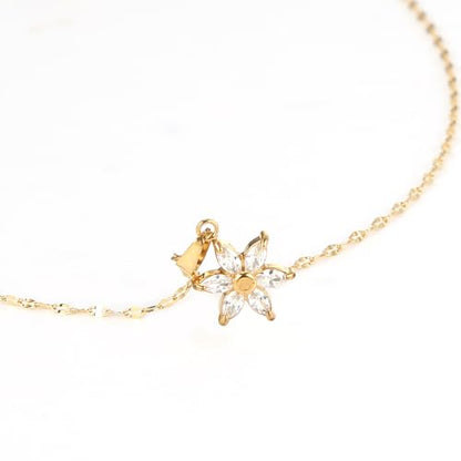 16 Inch Women's Pendant Necklace Chains - 5 Different Pendant Designs, Dainty Adjustable Chains(Gold/Silver) - color: gold6