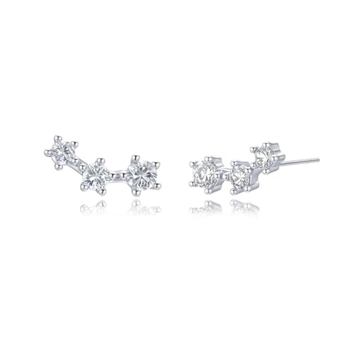Earrings For Women 14K Gold/18K White Gold Plated Hypoallergenic 925 Sterling Silver Stud Trendy Minimalist Style For Formal Everyday Prom Bridal Bridal Wedding