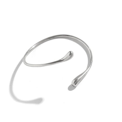Todenb Upper Arm Cuff for Women Minimalist Adjustable Arm Band Gold Silver Arm Cuff Multi-Layer Arm Bracelet Upper Arm Jewelry - color: Silver Chunky