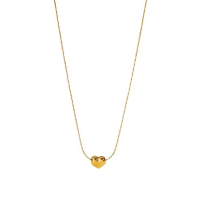 Unisex Celestial Gold Pendant Necklaces, Sun/Moon/Star/Angle Celestial Elements Unisex Choker Gold Lover Chains for Men and Women Jewelry - color: Gold Chain - Heart Drop
