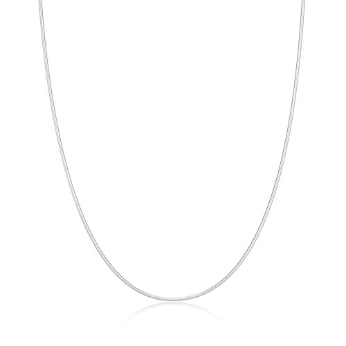 DEARMAY 14K Gold Plated Herringbone Necklaces for Women, Dainty Gold Snake Choker Chain Non Tarnish Trendy Simple Thin & Chunky Options Neckalce 1.5/3/5/6/8mm Chain Jewelry for Gifts - color: SL-1.5MM 16"- Herringbone Necklace