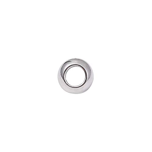 Stainless Steel Spacer Beads 5x3mm Rondelle Loose Charm Caps Beads for DIY Jewelry Making 100pcs with 2.5mm Hole - color: 5x3mm 2.5mm