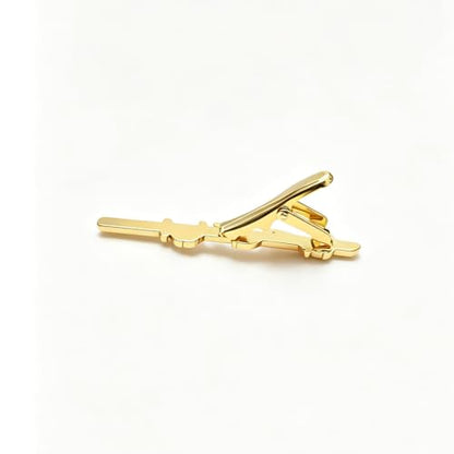 Anime Sword Enamel Tie Clips for Men, Gold-Tone, Anime Theme, Set of 9 Designs - color: Sanemi