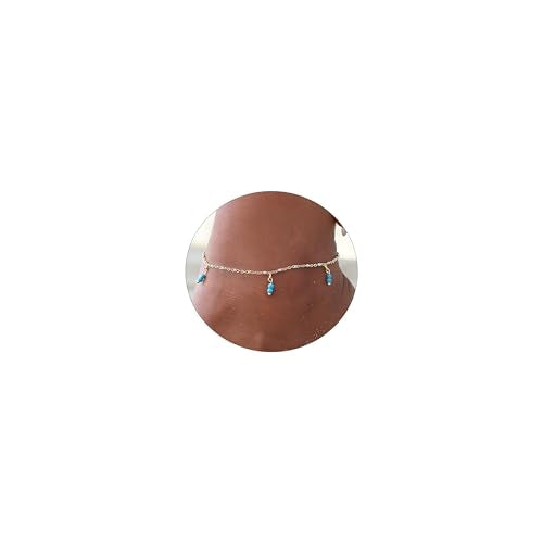 Ankle Bracelets for Women 18K Gold Plated Anklets for Women Waterproof Dainty Gold Ankle Bracelets with Evil Eye,Pearls,Beads,Chain Boho Everyday Anklet Beach Summer Jewelry Gift - color: Gold-5