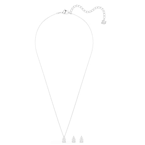 Swarovski Attract Jewelry Set Collection, Blue Crystals, Clear Crystals