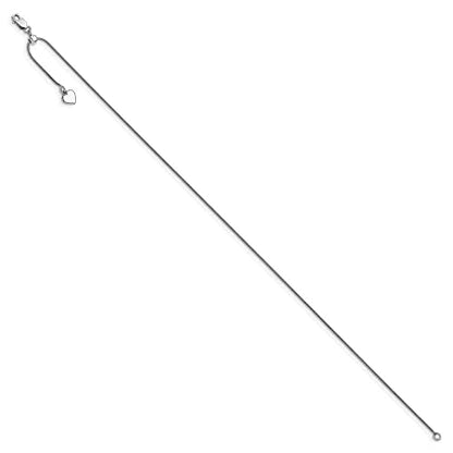 Sterling Silver Adjustable Snake Anklet