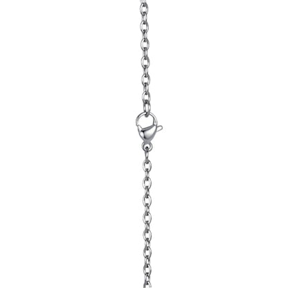 FM FM42 Temperature Sensing Color Changing Pendant Necklace with 19.29" Stainless Steel Rolo Chain - color: BFF Necklace Set, Pack of 3