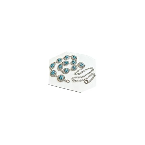 Longita Silver Gold Chain Belt Chain Belt for Women Fashion Plus Size Gold Waist Chains Metal Turquoise Sun Coin Waist Belts Chains Layered Trendy Belly Belts for Women Dress Vintage Accessories - color: F - Flower with Turquoise - silver