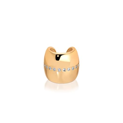Ettika Ear Cuff. Earrings For Women. Ear Cuffs For Women Non Piercing, 18k Gold or Rhodium Plated Ear Cuff. Cuff Earrings - color: Gold 014