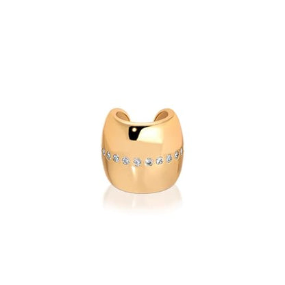 Ettika Ear Cuff. Earrings For Women. Ear Cuffs For Women Non Piercing, 18k Gold or Rhodium Plated Ear Cuff. Cuff Earrings - color: Gold 014