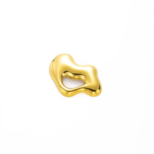 Vintage Geometric Metal Brooch Pin for Women Men Stainless Steel Polished Irregular Hollow Lapel Pins for Hat Bag Suit Tie Clip Clothes Bags Accessories Wedding Party Prom Fashion Jewelry - color: Gold-Tone