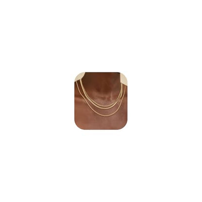 XIXINI Layered Necklaces for Women, Dainty Gold Necklace Stack 14k Gold Plated Layering Pendant Necklace Set Simple Statement Gold Necklaces for Women Trendy Fashion Waterproof Gold Jewelry - color: Gold-Set 9