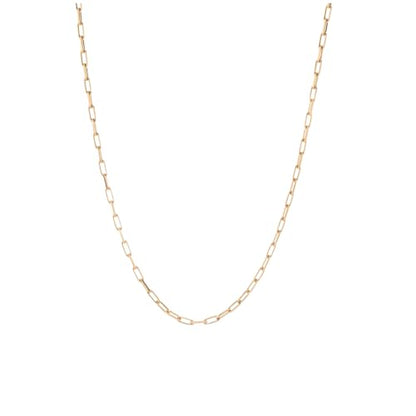 Uno de 50 Paperclip Link Chain Necklace, 34"