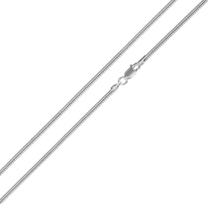 925 Sterling Silver Italian Snake Chain Necklace - Secure Lobster Clasp, Perfect for Layering - Durable Necklace & Bracelet Chains for Everyday & Special Occasions - size: 20, style: 1.2