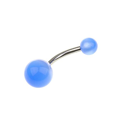 14G Body Piercing Jewelry Surgical Steel Belly Button Rings Tongue Rings Packs Silicone Spike Ball Barbell Belly Tongue Nipple Rings Piercing for Women - style: Acrylic belly rings 20pcs